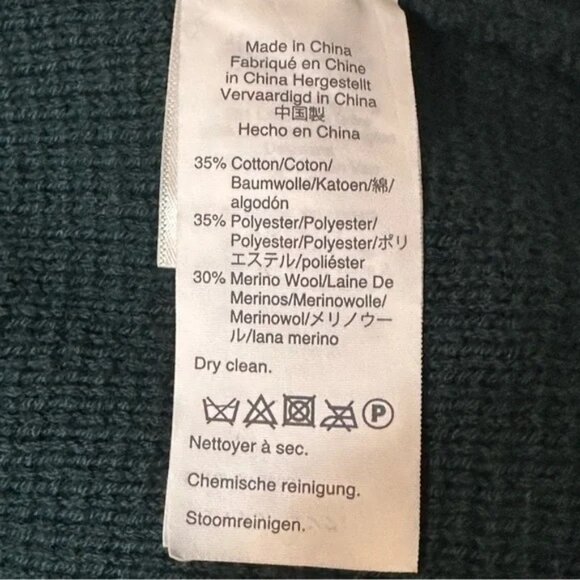 NEW J CREW Milano Open Front Long Cardigan Jacket S NWT Old Forest Green - Picture 9 of 9